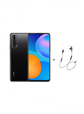 Y7A Dual SIM Midnight Black 4GB RAM 128GB 4G LTE With Huawei AM61 Headphones Lite