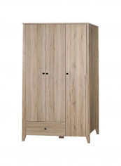 Amberly 3 Door Wardrobe Beige