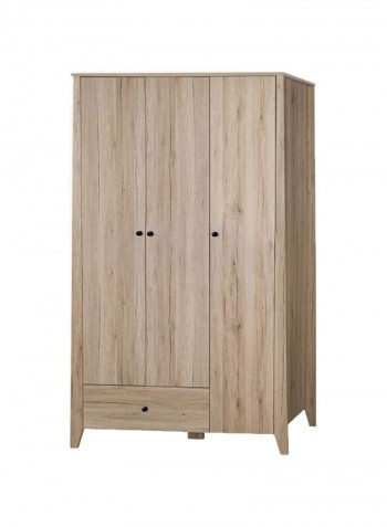 Amberly 3 Door Wardrobe Beige