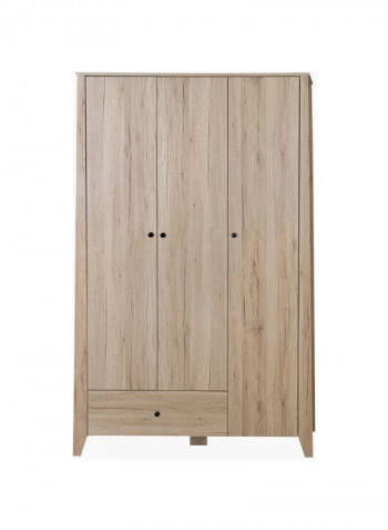 Amberly 3 Door Wardrobe Beige