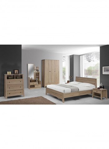 Amberly 3 Door Wardrobe Beige