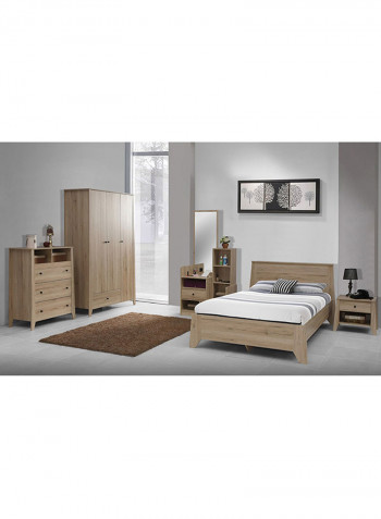 Amberly 3 Door Wardrobe Beige