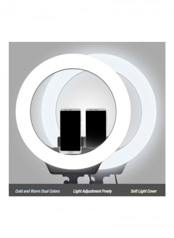 LED Tripod Mount Ring Light 16inch Black