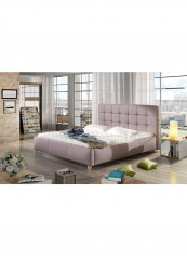Prepac Upholstered Frame Single Bed Pink 90x200x110cm