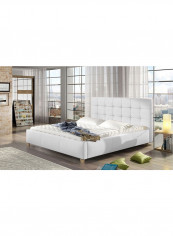 Prepac Upholstered Frame Single Bed White 90x200x110cm