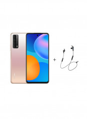 Y7A Dual SIM Blush Gold 4GB RAM 128GB 4G LTE With Huawei AM61 Headphones Lite