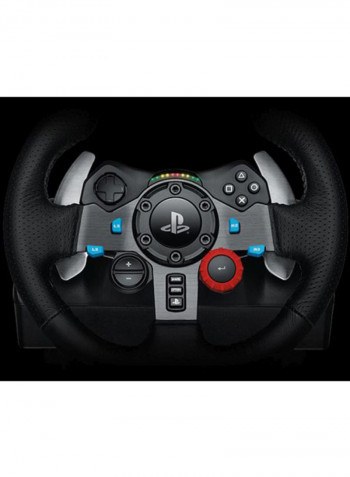 G29 Driving Force Steering Wheel Console Compatible With Multiple Platforms