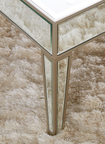 Mirage Coffee Table With Drawers Mirror Champagne