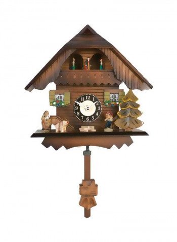 River City Clock Brown 7.5x4.3x7inch