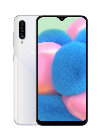 Galaxy A30s Dual SIM Prism Crush White 128GB 4GB RAM 4G LTE