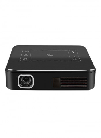Portable Mini Projector 150 Lumens 2724635713217 Black/Red