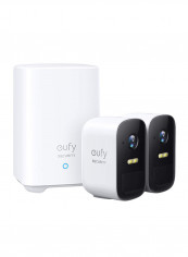 2-Piece Wireless Home Security Camera With 180 Days Battery Life