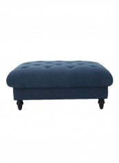 Avoca Cocktail Ottoman Dark Blue 50x100x100centimeter