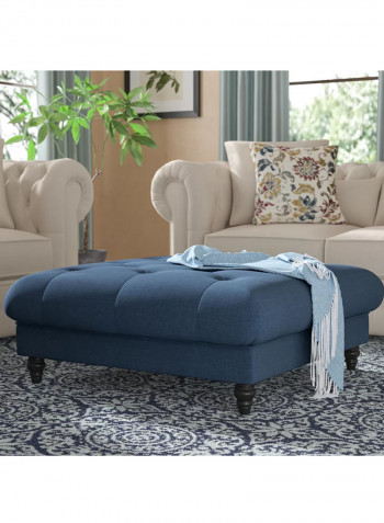 Avoca Cocktail Ottoman Dark Blue 50x100x100centimeter