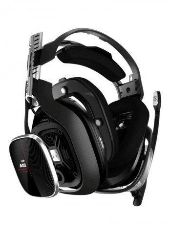 A40TR Wired Over Ear Headset With MixAmp Black