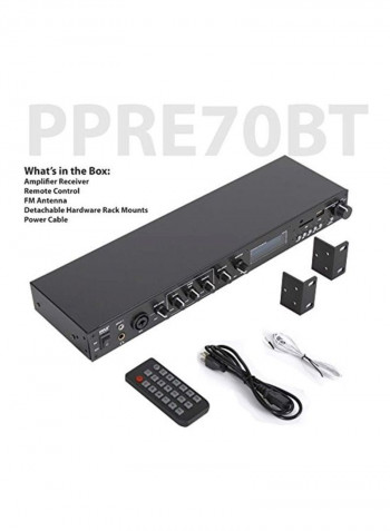 Pro Rack Mount Studio Pre-Amplifier PPRE70BT Black
