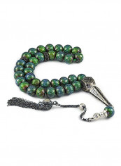 Emotion Stone Prayer Beads with Sterling Silver Components