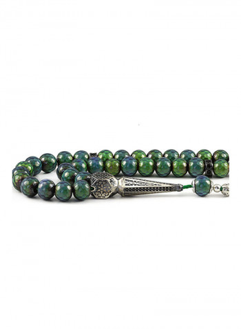 Emotion Stone Prayer Beads with Sterling Silver Components