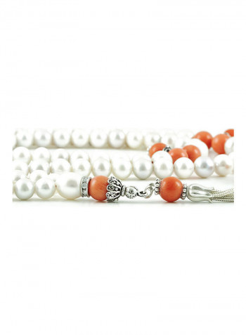 Pearl Prayer Beads (99 Beads) with Sterling Silver components
