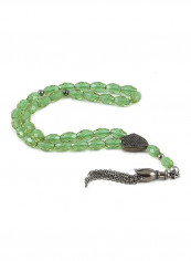 Sultanite Prayer Beads with Sterling Silver components