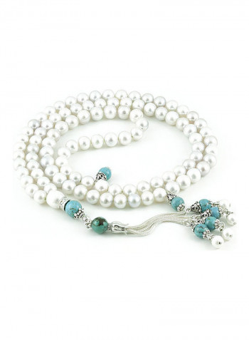 Pearl Prayer Beads (99 Beads) with Sterling Silver components