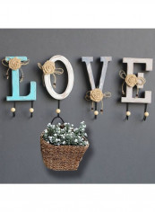 4-Piece Wall Hooks Multicolour 60 x 90cm