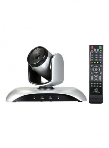 Full HD Video Conference Camera With Accessories 25x16x16centimeter Silver/Black