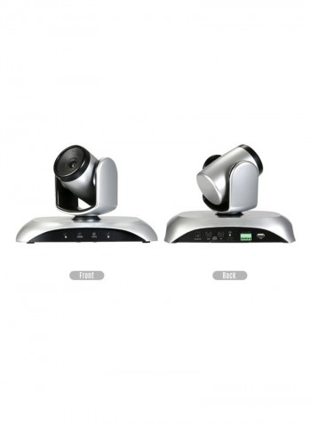 Full HD Video Conference Camera With Accessories 25x16x16centimeter Silver/Black