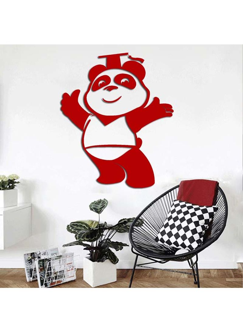 Panda Design Sticker Wall Art Red 60x90cm