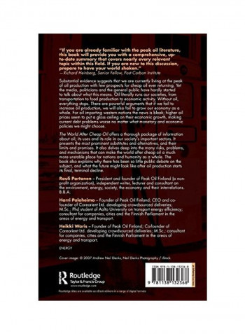 The World After Cheap Oil Hardcover