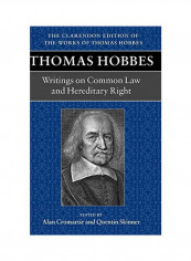 Writings on Common Law and Hereditary Right Hardcover