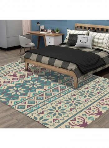 Rectangular Carpet Creative Pattern Washable Soft Home Rug multicolour 120*160(W*L)cmcm