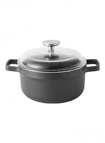 Gem Casting Casserole Black 28cm