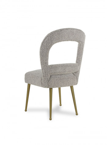 Alex Dining Chair Grey/Gold 52x62x97cm