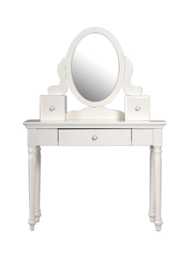Clovis Dresser White 100x45x147cm