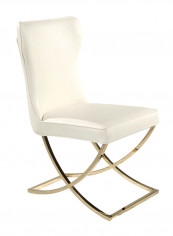 Orbit Chair White/Gold