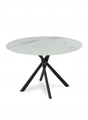 Judy Round Dining Table White 120x120x76cm
