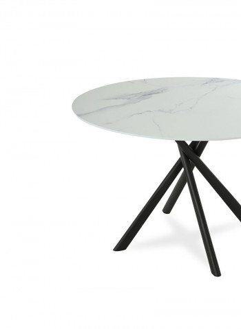Judy Round Dining Table White 120x120x76cm