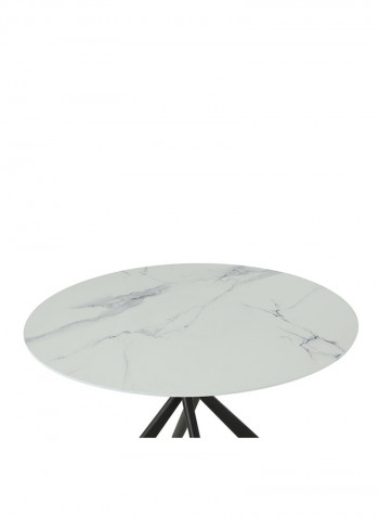 Judy Round Dining Table White 120x120x76cm