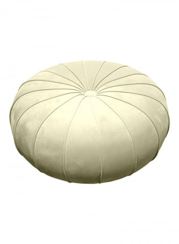 Stark Round Ottoman Beige 70x90x40cm