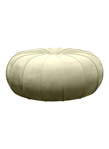 Stark Round Ottoman Beige 70x90x40cm