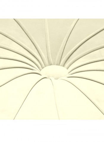 Stark Round Ottoman Beige 70x90x40cm