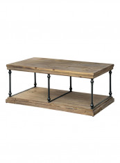 Vega Coffee Table Walnut 128x78x23centimeter
