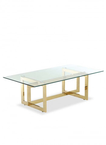 Dazzling Coffee Table Gold 130 x 73 x 43cm