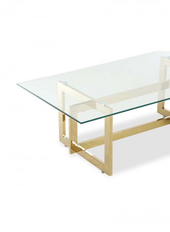 Dazzling Coffee Table Gold 130 x 73 x 43cm
