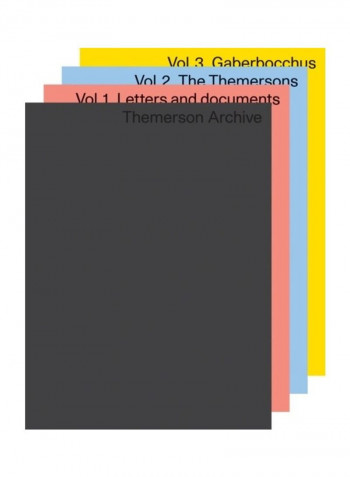 The Themerson Archive Catalogue, 3-Vol. Set: Three Volumes (Vol I, Letters and Documents; Vol II, the Themersons, Vol III, Gaberbocchus) Paperback English by Jasia Reichardt