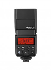 V350F 2.4G Wireless Speedlite Master Slave Camera Flash Light Black