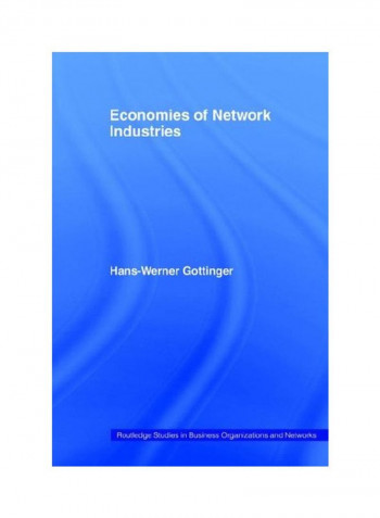 Economies of Network Industries Hardcover