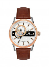 Men's Orion Leather Analog Automatic Wrist Watch R4-70101RM3