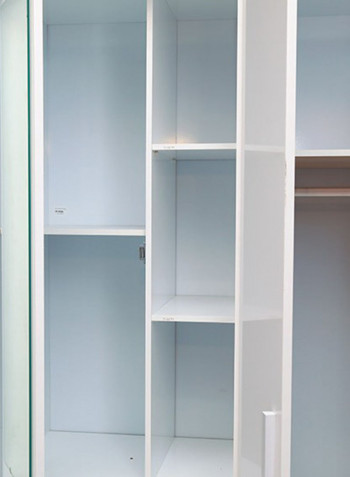 Havana Star Wardrobe With Mirror Grey
